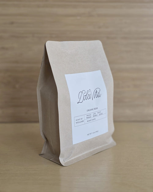 DolceVita coffee bag, angled view